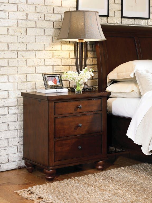 aspenhome® Cambridge Brown Cherry Liv360 Nightstand-2