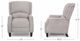 Franklin™ Cosmo Customizable Manual Push Back Hi-Leg Recliner-2