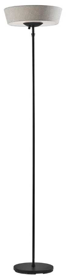 Adesso® Harper Black Floor Lamp-0