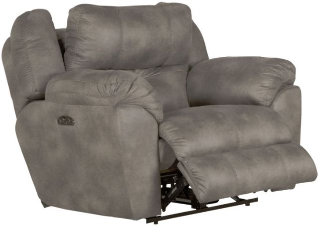 Catnapper® Ferrington Steel Power Headrest with Lumbar Power Lay Flat Recliner-2