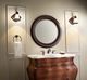 Moen® Waterhill® Oil Rubbed Bronze One Globe Bath Light-2