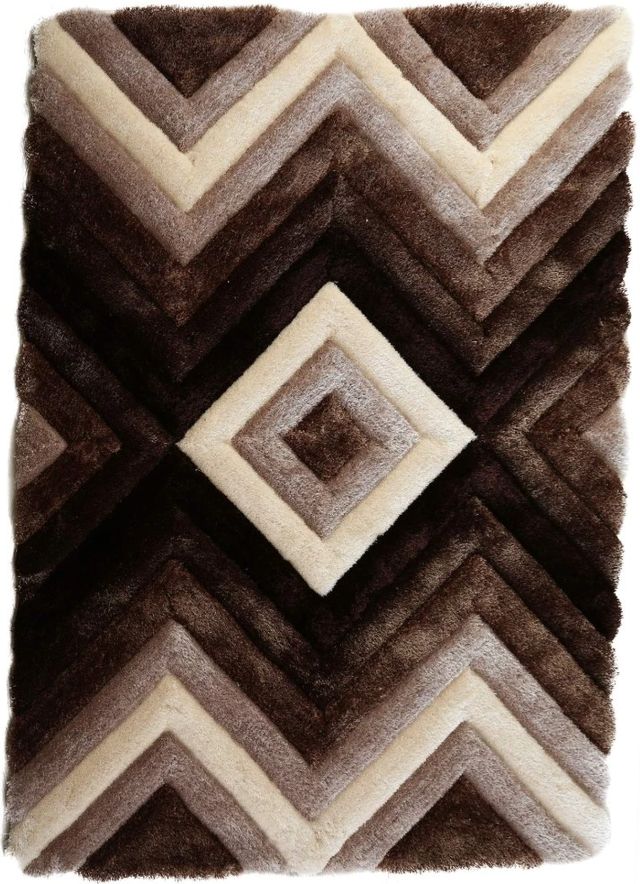MDA Rugs Mateos Brown 5'x7' Area Rug-0