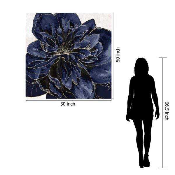 Classy Art Style 20 Floating Tempered Glass with Foil Wall Art-3