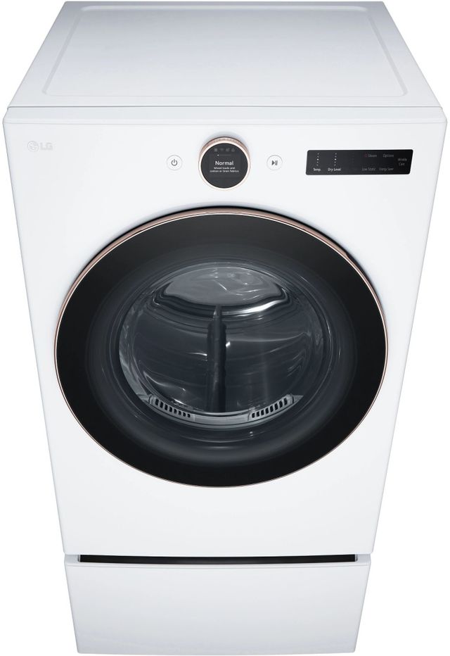 LG 7.4 Cu. Ft. White Front Load Electric Dryer-2