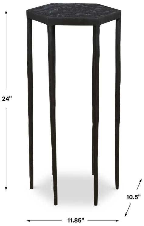 Uttermost® Aviary Black Side Table-2