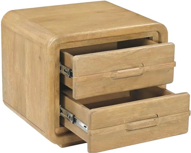 Moe's Home Collection Lennon Vintage Brown Nightstand -2