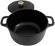 ZLINE 5-Piece Black Matte Enameled Cast Iron Cookware Set-4