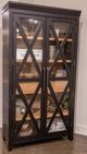 Signature Design by Ashley® Ridgester Black/Light Brown Display Cabinet-1