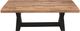 Signature Design by Ashley® Wesling Light Brown Coffee Table with Black Trestle Legs-1