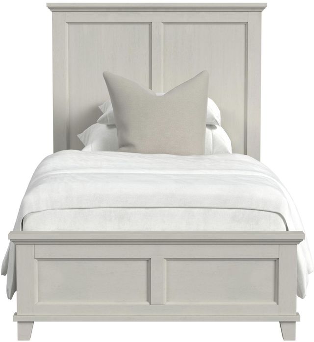 Elements International Canterbury Ivory Twin Panel Bed-3