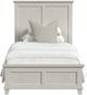 Elements International Canterbury Ivory Twin Panel Bed-3