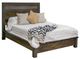 International Furniture Direct Loft Brown Brown/Gray Full Panel Bed-0