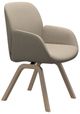 Stressless® by Ekornes® Customizable Bay Large Low Back Dining Arm Chair with Slanted Legs-0