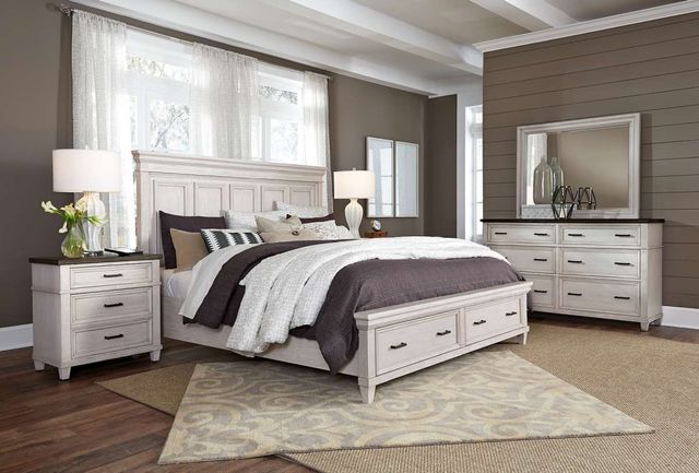 aspenhome® Caraway Aged Ivory Nightstand-4