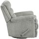 Homelegance® Oxford Gray Manual Swivel Glider Reclining Chair-3