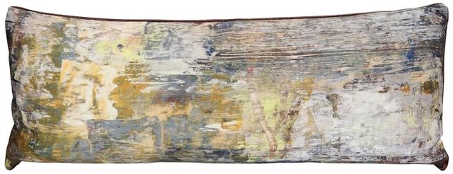 Stylecraft Norman Wyatt Home Orange/White Lumbar Pillow-0