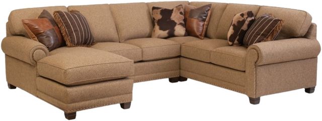 Smith Brothers Customizable 393 3-Piece Sectional -0
