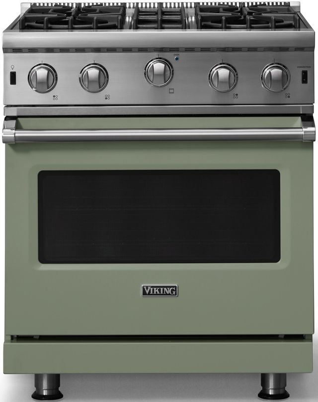 Viking® 5 Series 30" Eucalyptus Liquid Propane Pro Style Gas Range-0
