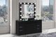 Global Furniture USA Ella 3-Piece Black Vanity Set with Speaker-3