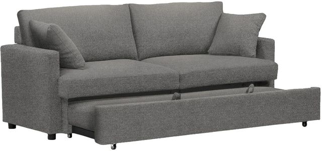 Monarch Specialties Inc. Centauri-13 Grey Convertible Full Sleeper Sofa Bed-1