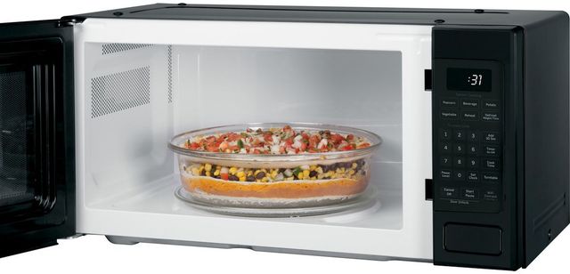 GE Profile™ 1.1 Cu. Ft. Black Countertop Microwave-2