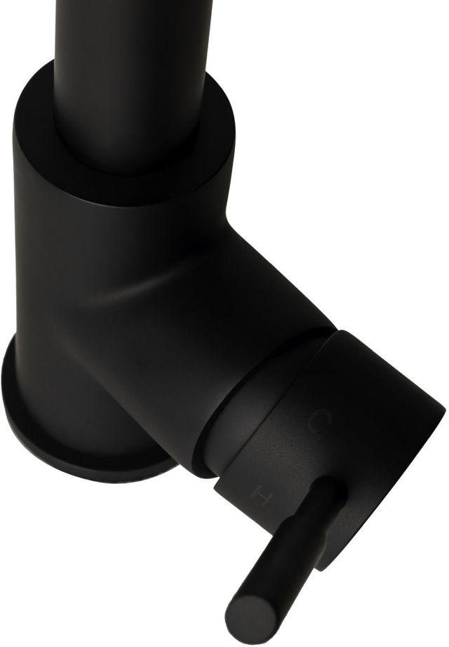 ZLINE Autograph Edition Matte Black Arthur Pull Down Single Handle Kitchen Faucet-3