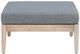 Linon Myrtle Grove Natural Fabric/Wooden Outdoor Ottoman-2