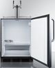 Summit® Commercial 5.5 Cu. Ft. Stainless Steel Beer Cooler/Kegerator-2