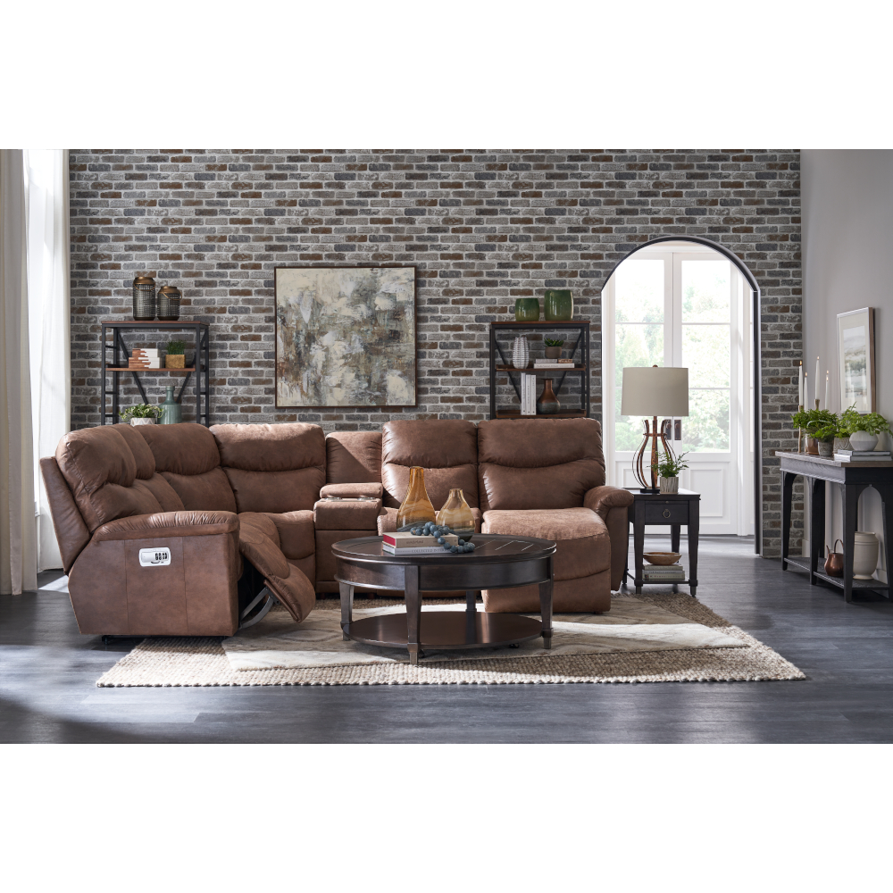 La-Z-Boy® James 6-Piece Reclining Sectional | McMasters Home Gallery