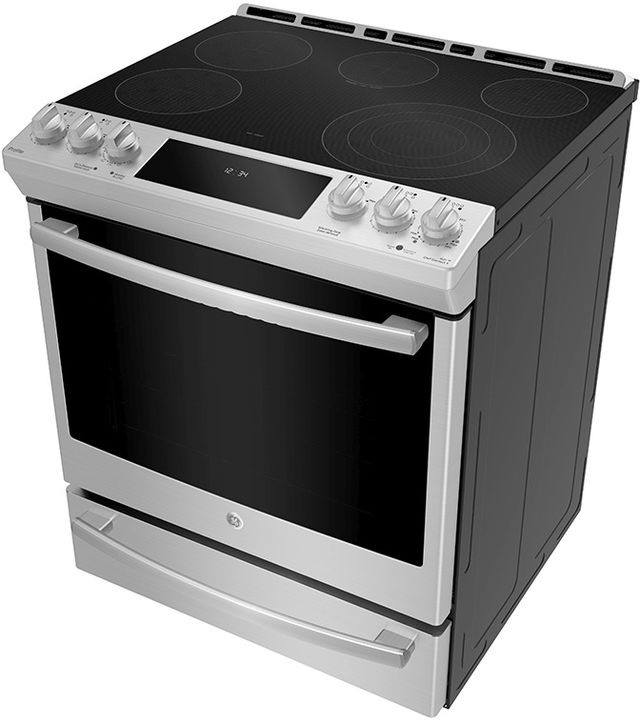GE Profile™ 30" Fingerprint Resistant Stainless Steel Slide In Electric Range-3