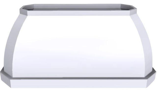 Vent-A-Hood® Designer Series 66" White Island Range Hood-0
