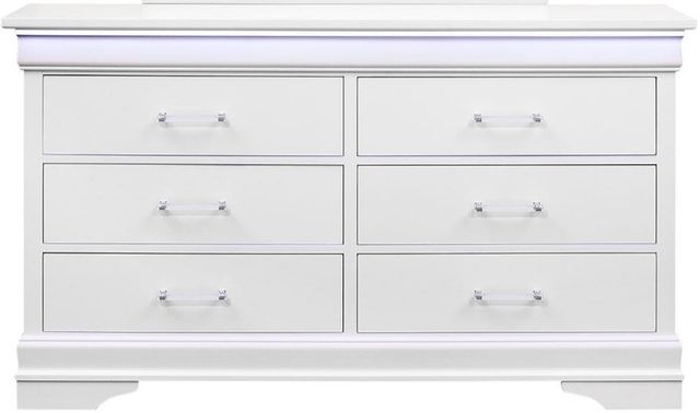 Global Furniture USA Charlie 5-Piece White Queen Bedroom Set-3