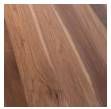 Country View Woodworking Customizable Omaha Live Edge Sap Walnut Top 48" Dining Table with Metal Base-3