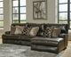Catnapper® Como 3-Piece Chocolate Right Arm Facing Power Reclining Sectional-4