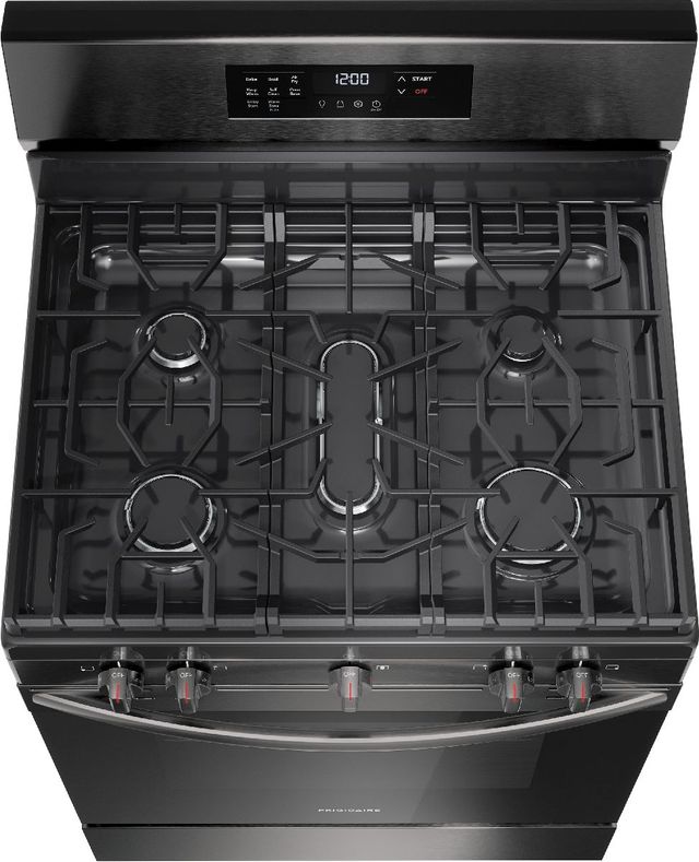 Frigidaire® 30" Black Stainless Steel Freestanding Gas Range-5