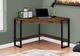 Monarch Specialties Inc. 42"L Brown Reclaimed Wood Corner Computer Desk-1