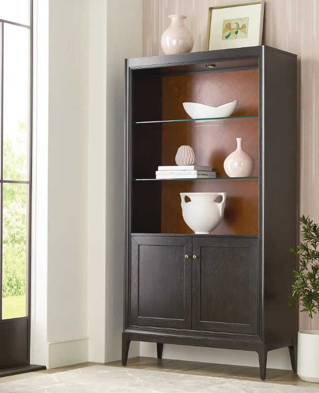 Hammary Hidden Treasures Victor Bookcase Cabinet - Thumbnail 5