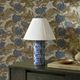 TOV Furniture Stamp Blue/White Pleated Table Lamp-1