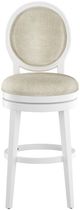 HH2 Home Dayton Beige/White Swivel Bar Stool-1