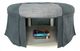 Furniture of America® Claes Blue Ottoman-2