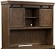 Liberty Furniture Sonoma Road Weather Beaten Bark Credenza Hutch-0