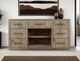International Furniture Direct Balam Stained White 70" Console-1