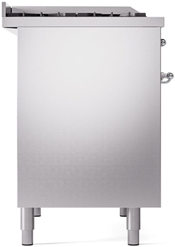 Ilve® Nostalgie II Series 40" Stainless Steel Pro Style Dual Fuel Range-3