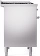 Ilve® Nostalgie II Series 40" Stainless Steel Pro Style Dual Fuel Range-3