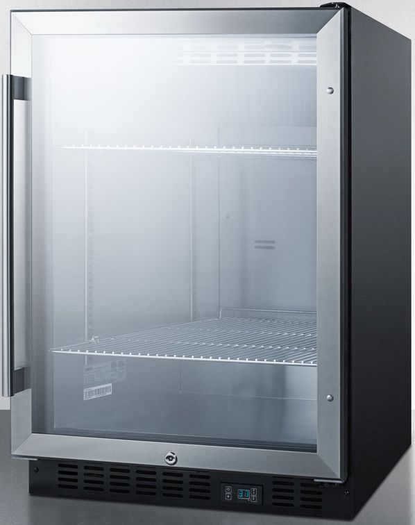 Summit® Commercial Series 24" 5.0 Cu. Ft. Stainless Steel Beverage Center-2