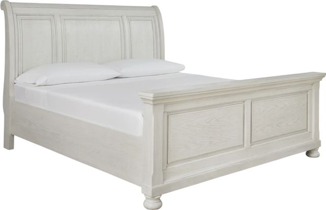 Signature Design by Ashley® Robbinsdale Antique White King Sleigh Bed-0
