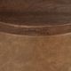 Classic Home Andra Tan Leather Round Accent Table-5