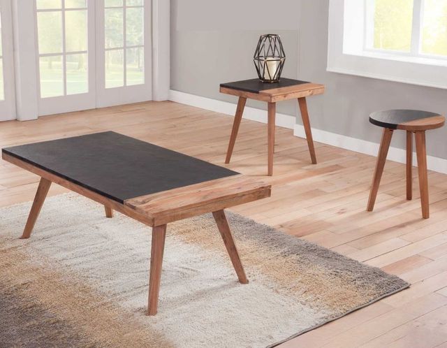 Steve Silver Co. Caspian Natural Matte End Table-2