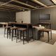 Amisco Customizable Upright Backless Bar Stool-3