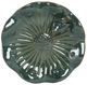 Sagebrook Home Green Flower Birdbath With Perched Bird-4